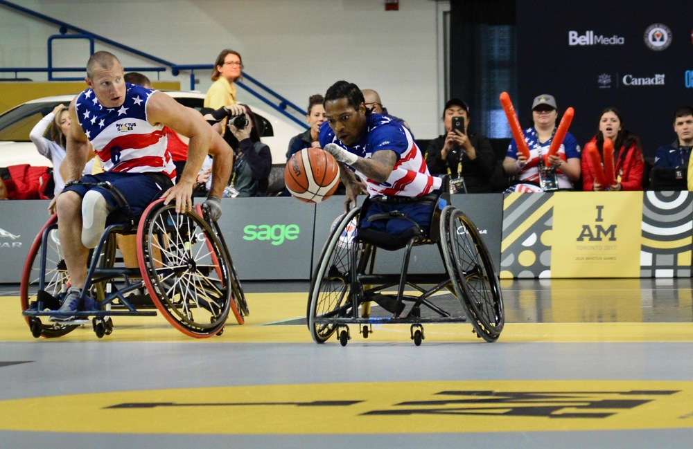 Wheelchair basketball finals at 2017 Invictus Games