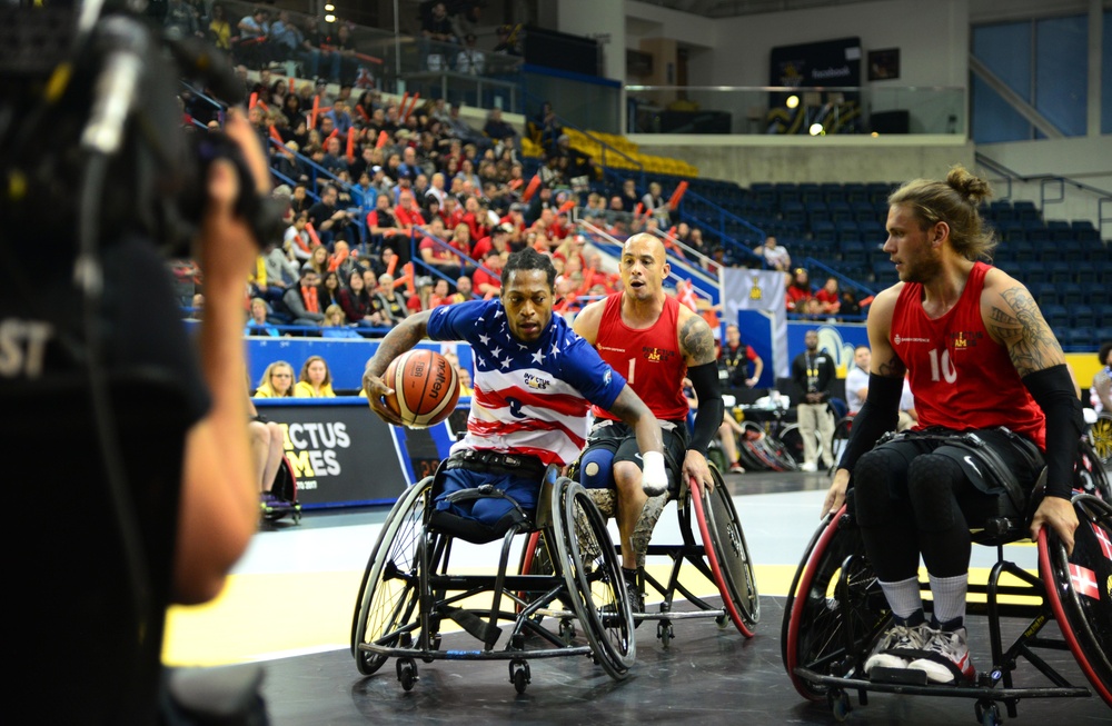 Wheelchair basketball finals at 2017 Invictus Games