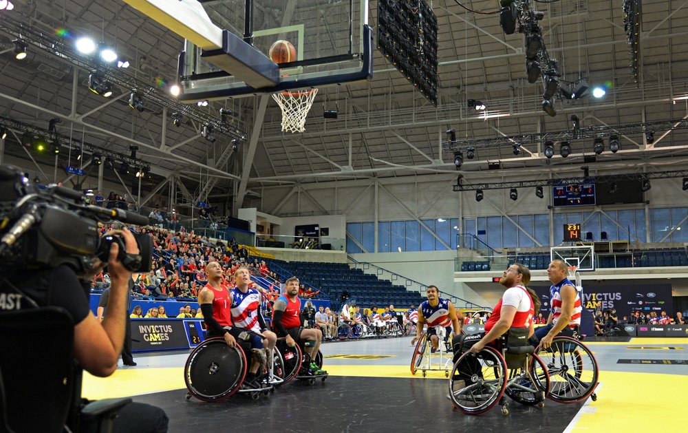 Wheelchair basketball finals at 2017 Invictus Games