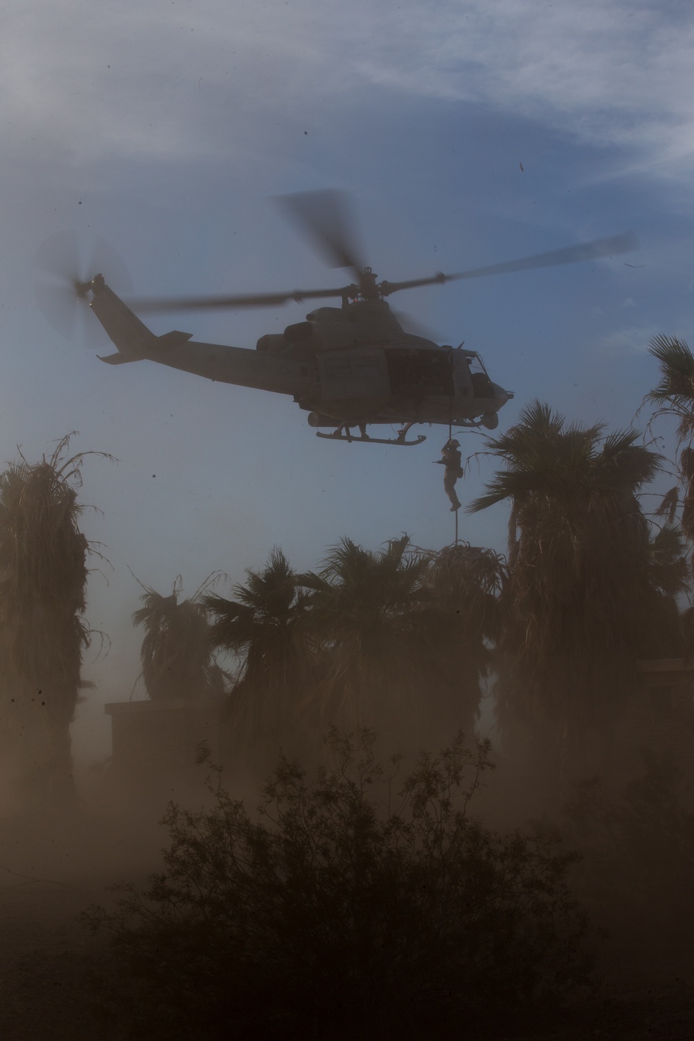 U.S. Marines Conduct Fast-Rope Training During WTI 1-18