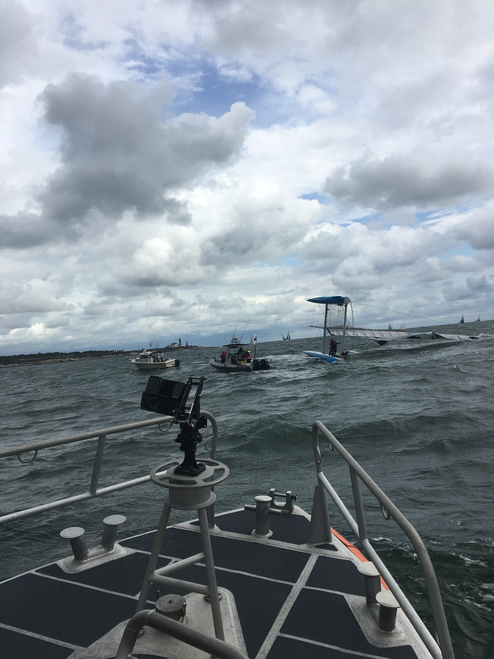 Coast Guard saves 5, assists 4 during sailing regatta off Jamestown, Rhode Island