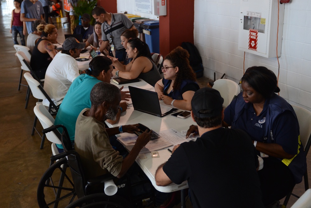 FEMA registers citizens for disaster relief assistance in Puerto Rico