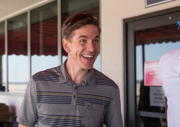 NCIS cast members hit the MCAS Miramar runway