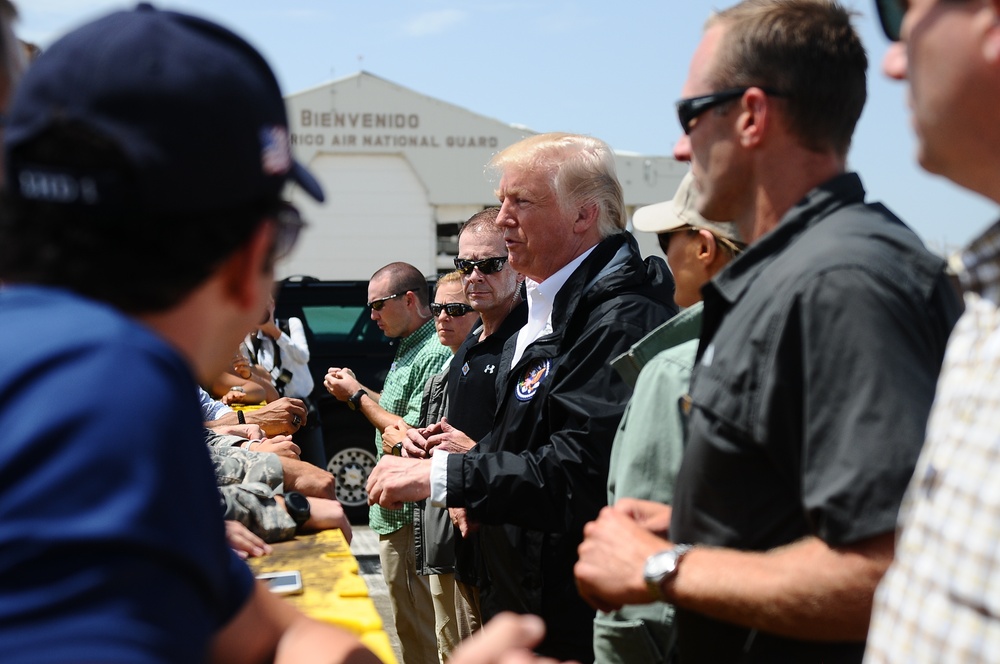 President Trump visit Puerto Rico