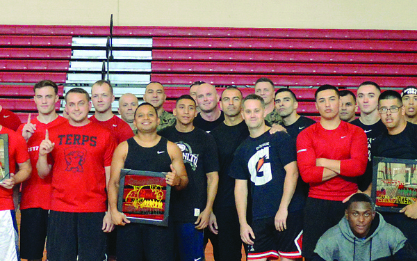 Marines, civilians  begin another charitable year with a dodge ball tournament