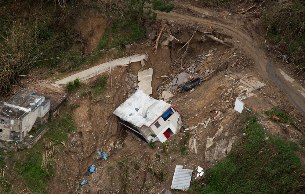 Home Destroyed by Hurricane Maria