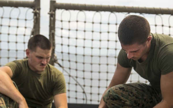 Gunners course aboard USS Pearl Harbor (LSD 52)