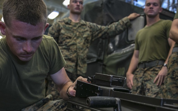 Gunners course aboard USS Pearl Harbor (LSD 52)