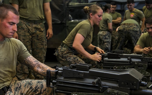 Gunners course aboard USS Pearl Harbor (LSD 52)