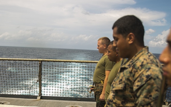 Corporals course aboard USS Pearl Harbor (LSD 52)