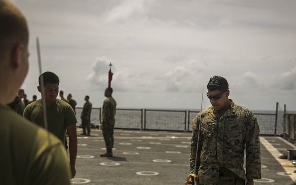 Corporals course aboard USS Pearl Harbor (LSD 52)