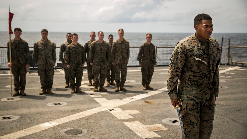 Corporals course aboard USS Pearl Harbor (LSD 52)