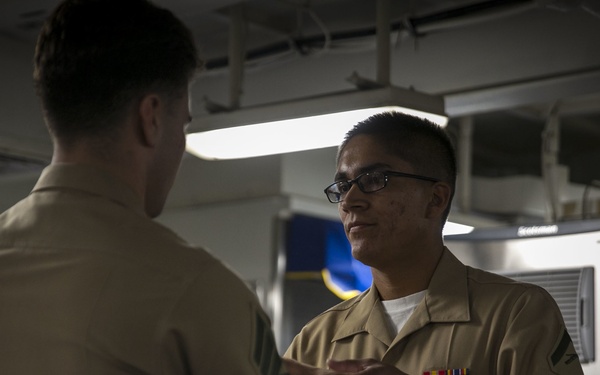 Lance Cpl. Seminar Graduation aboard USS Pearl Harbor (LSD 52)