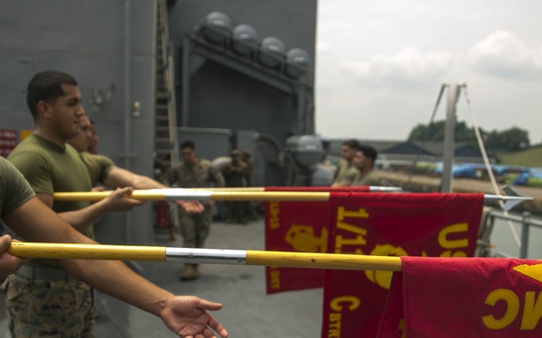 Corporals course aboard USS Pearl Harbor (LSD 52)