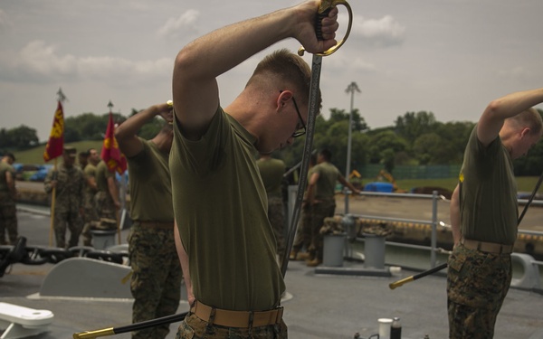 Corporals course aboard USS Pearl Harbor (LSD 52)