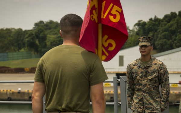 Corporals course aboard USS Pearl Harbor (LSD 52)