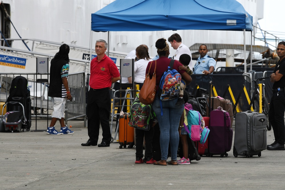 Local Residents Wanting to Leave St. Croix Board a Mercy Ship
