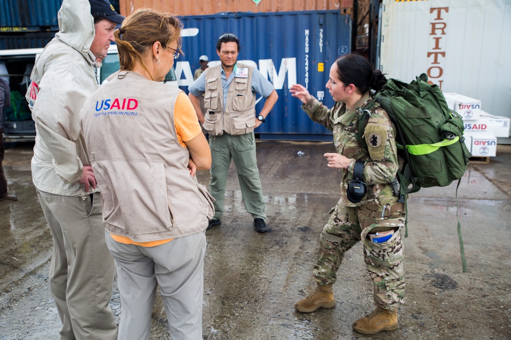 JTF - Leeward Islands works with USAID during Dominica disaster relief mission
