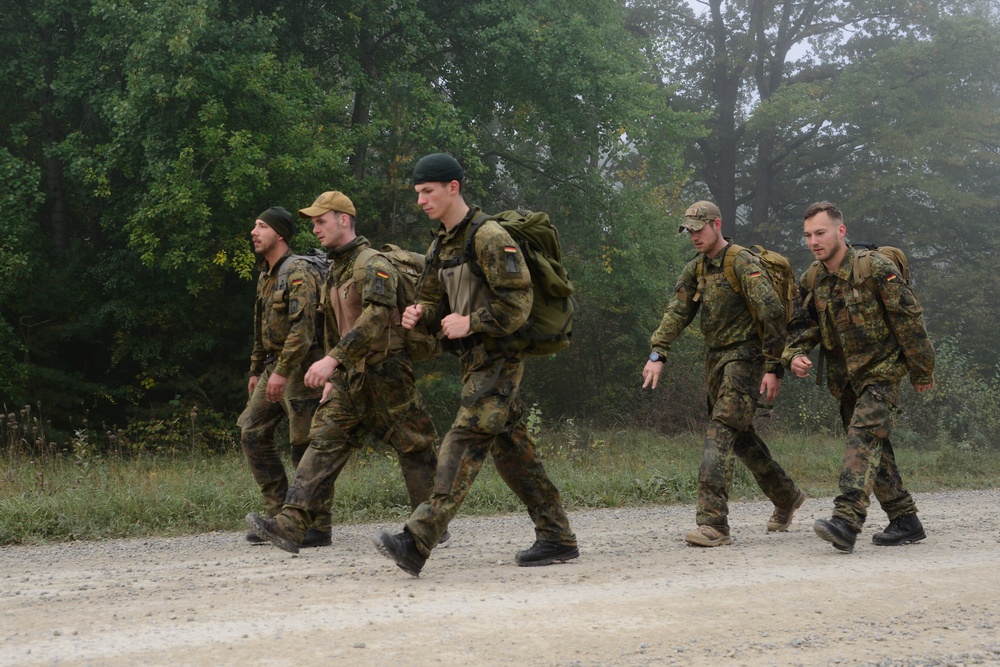 USAREUR Best Sniper Competition Day 4 Ruck March