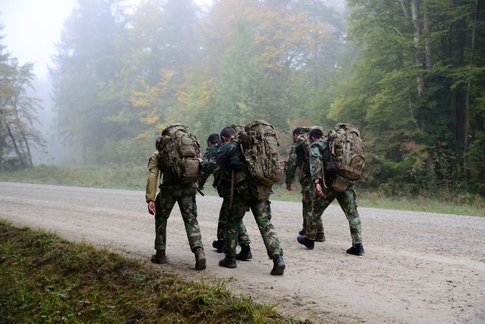 USAREUR Best Sniper Competition Day 4 Ruck March