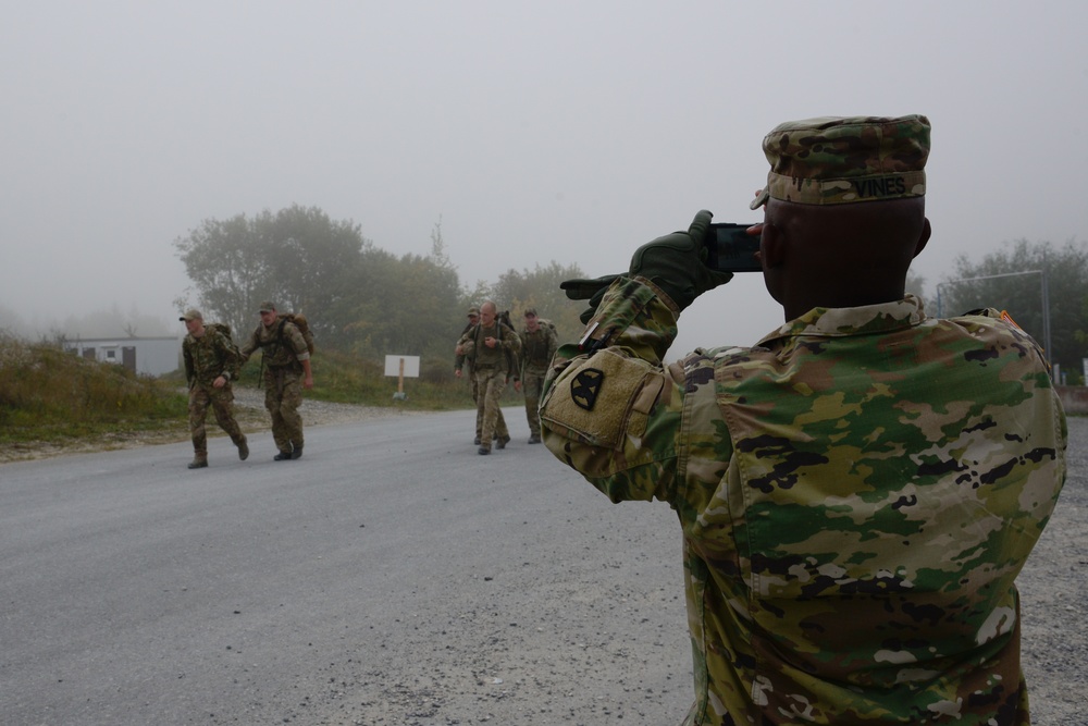 USAREUR Best Sniper Competition Day 4 Ruck March