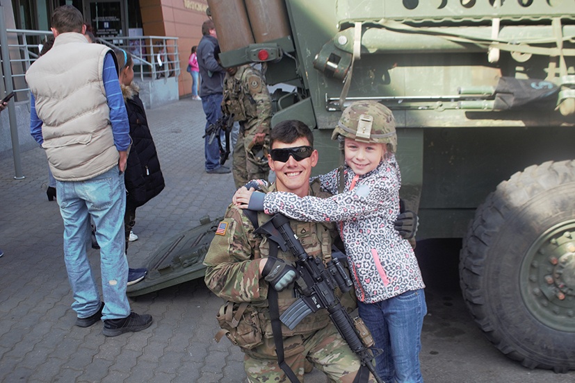 Battle Group Poland Static Display in Elk