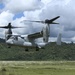 Osprey lands at  Colonel Ernesto P. Ravina Air Base