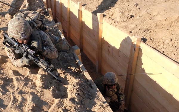 Battle Group Poland U.S. Soldiers Troop Live Fire