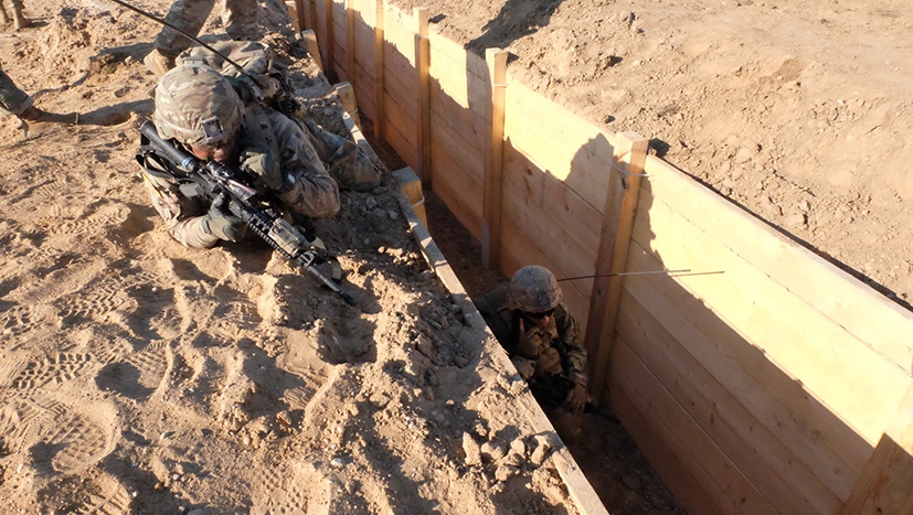 Battle Group Poland U.S. Soldiers Troop Live Fire