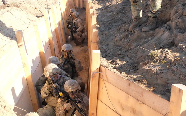 Battle Group Poland U.S. Soldiers Troop Live Fire