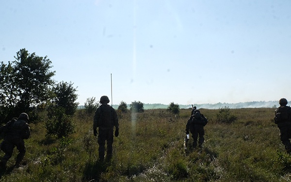 Battle Group Poland U.S. Soldiers Troop Live Fire