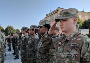 ‘Dagger’ brigade Soldiers join Polish army basic training graduation ceremony