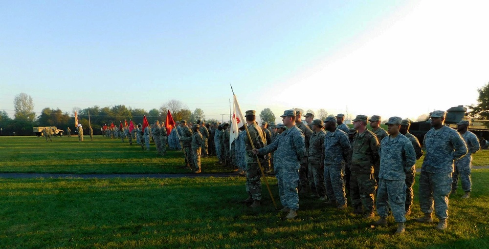 206th RSG Soldiers Prepared for Change of Command