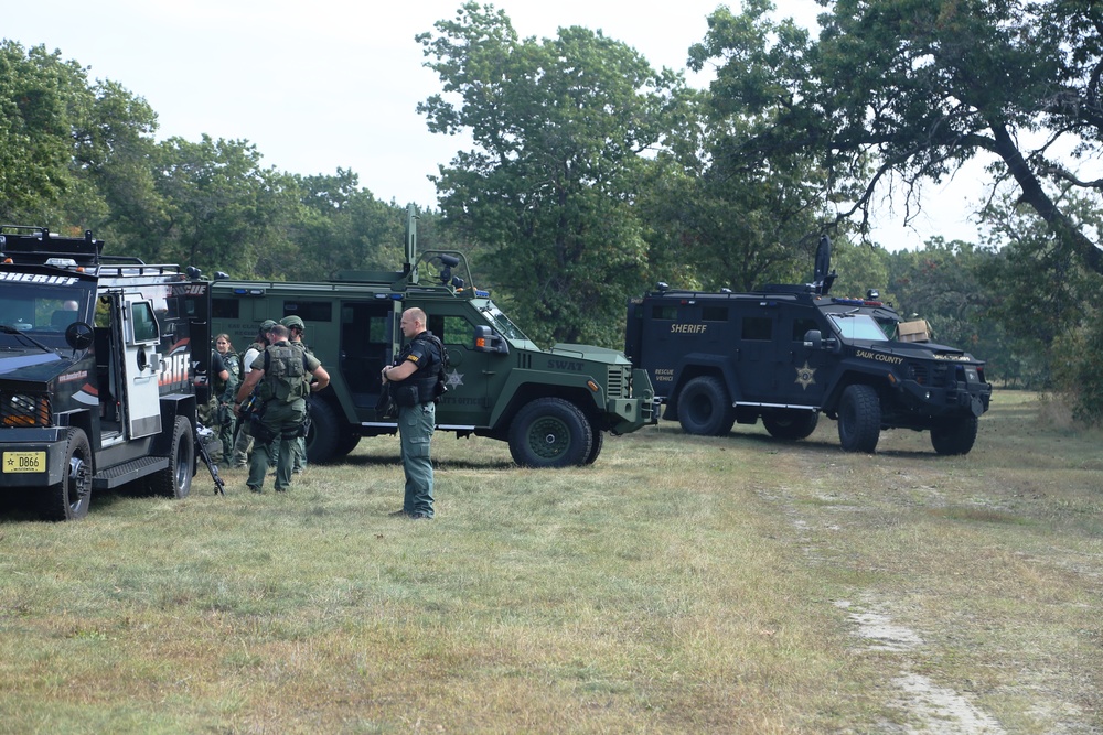 Multiple law-enforcement agencies train at Fort McCoy’s CACTF