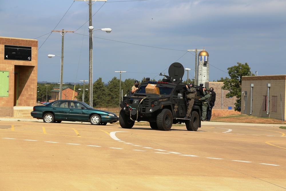 Multiple law-enforcement agencies train at Fort McCoy’s CACTF