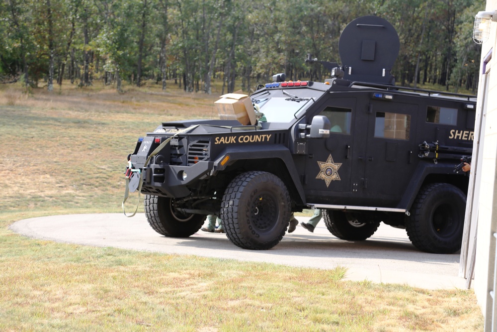 Multiple law-enforcement agencies train at Fort McCoy’s CACTF