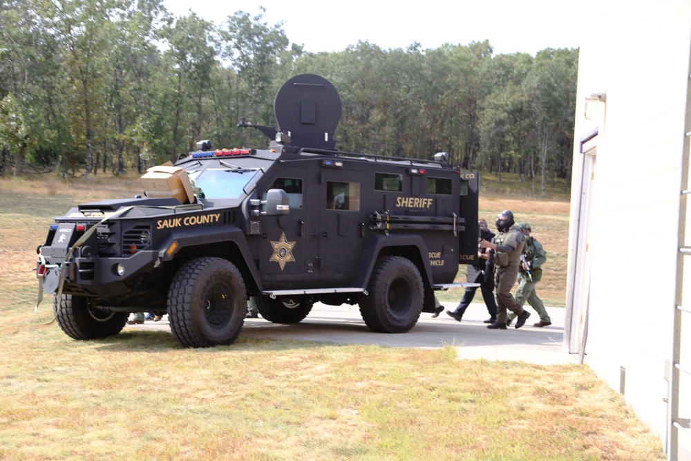 Multiple law-enforcement agencies train at Fort McCoy’s CACTF