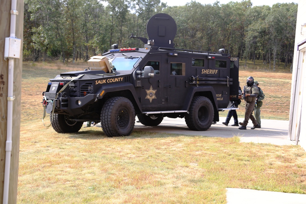 Multiple law-enforcement agencies train at Fort McCoy’s CACTF