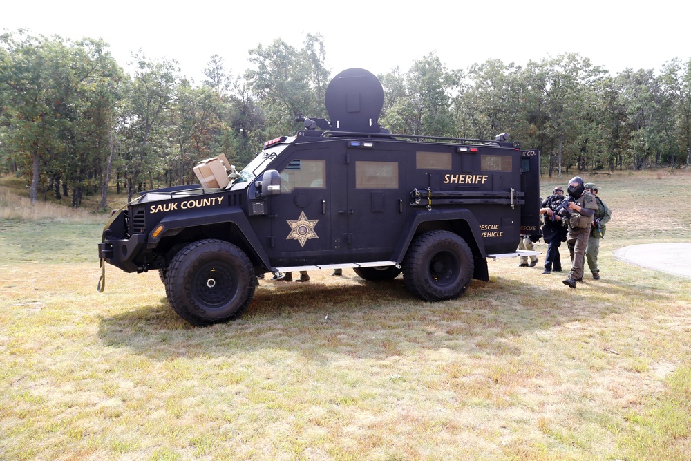 Multiple law-enforcement agencies train at Fort McCoy’s CACTF