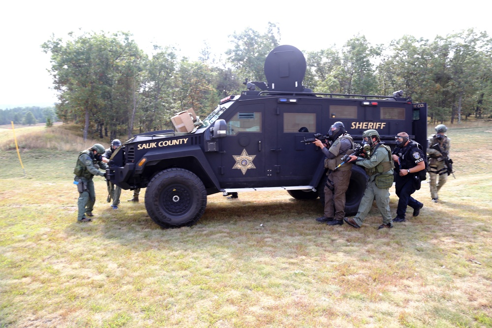 Multiple law-enforcement agencies train at Fort McCoy’s CACTF