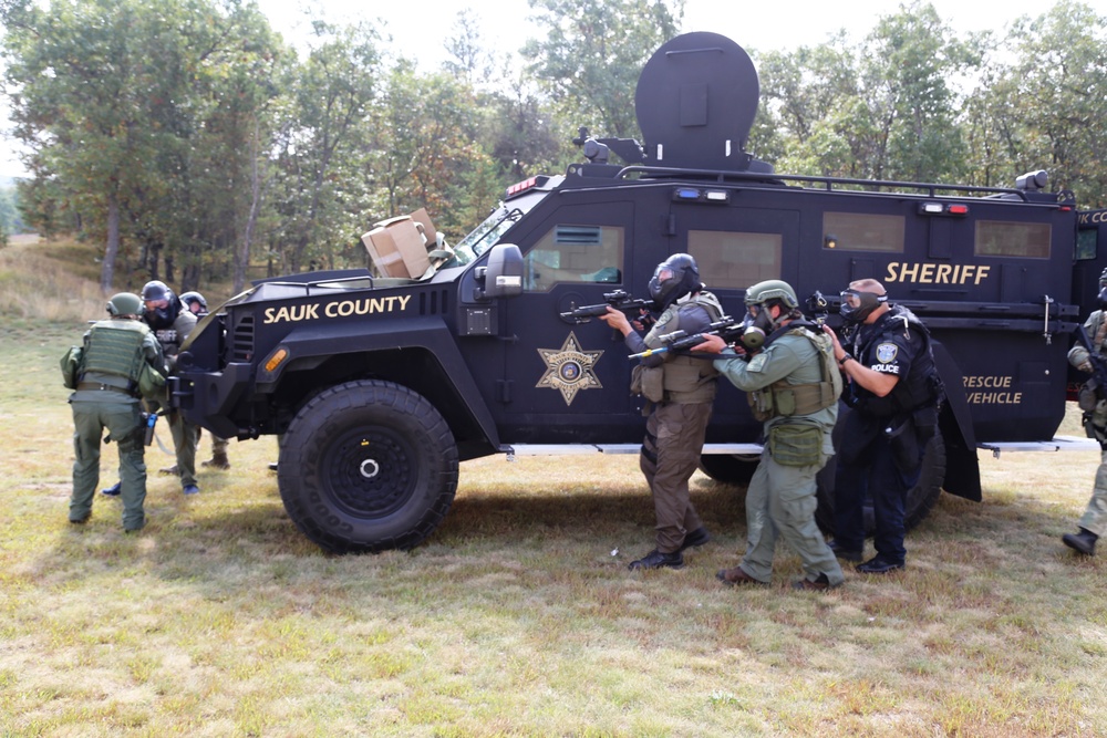 Multiple law-enforcement agencies train at Fort McCoy’s CACTF