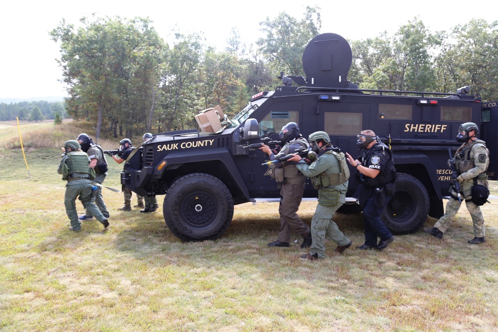 Multiple law-enforcement agencies train at Fort McCoy’s CACTF