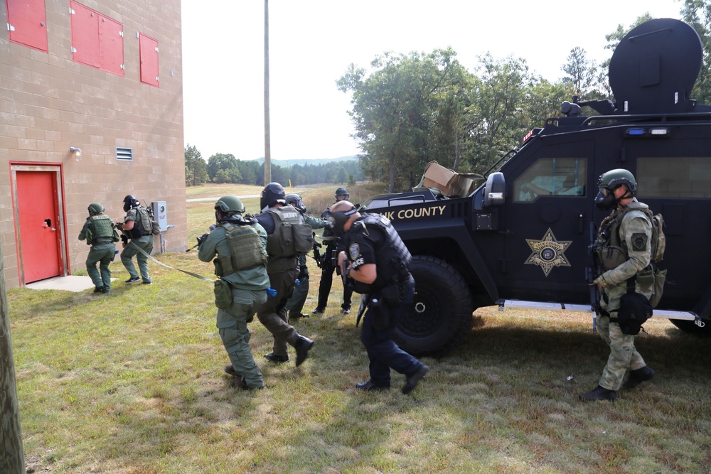 Multiple law-enforcement agencies train at Fort McCoy’s CACTF