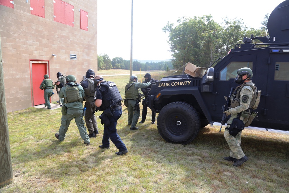 Multiple law-enforcement agencies train at Fort McCoy’s CACTF