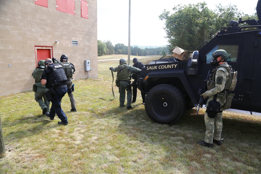 Multiple law-enforcement agencies train at Fort McCoy’s CACTF