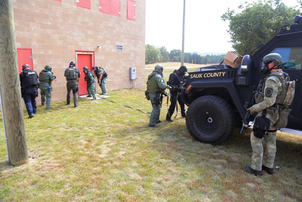 Multiple law-enforcement agencies train at Fort McCoy’s CACTF