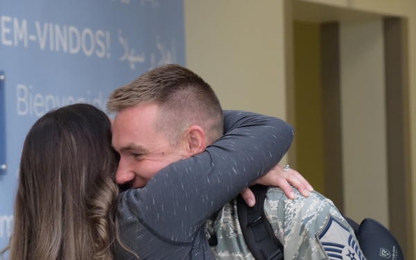 269th Combat Communications Squadron Airmen return home from Hurricane Irma relief mission