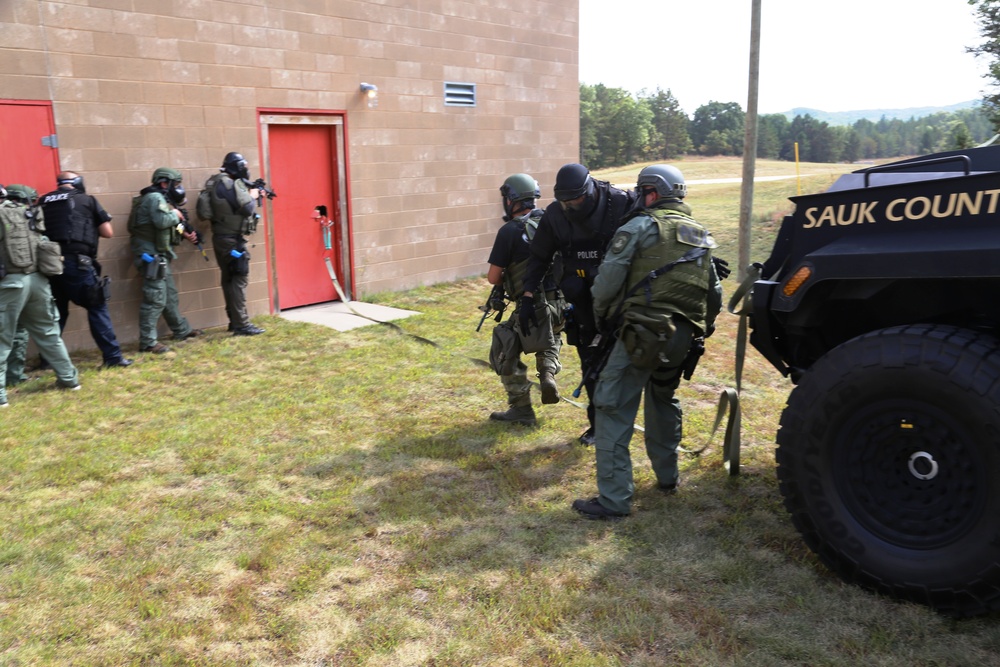 Multiple law-enforcement agencies train at Fort McCoy’s CACTF