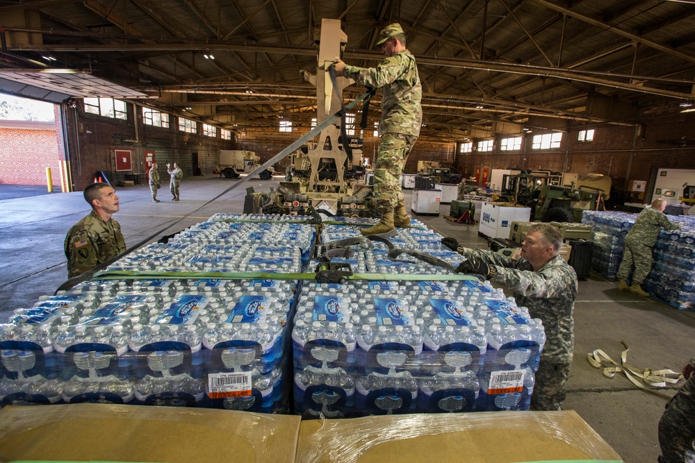 NJNG begins sending Soldiers and supplies to Puerto Rico