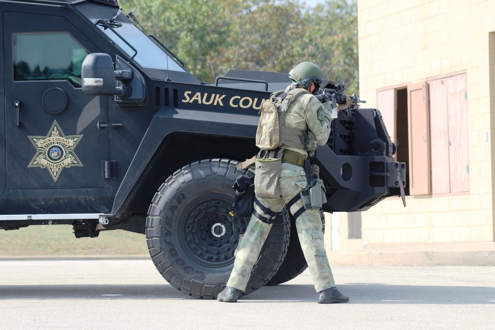 Multiple law-enforcement agencies train at Fort McCoy’s CACTF